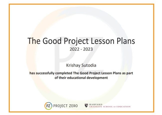 Good Project Lesson Plans